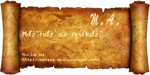 Méhész Anikó névjegykártya